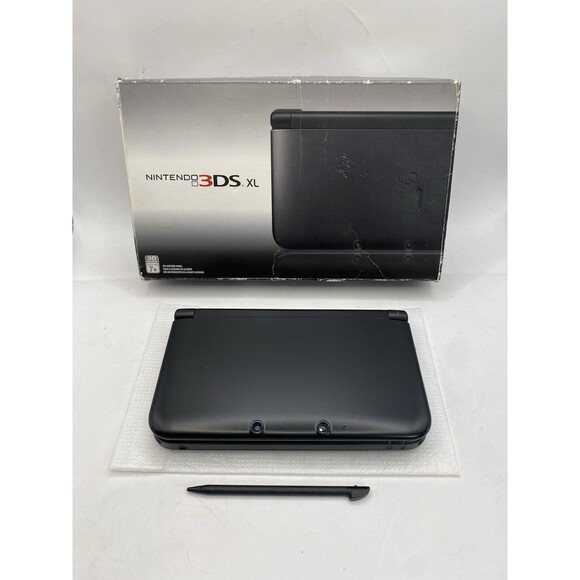 Nintendo Other - Nintendo 3DS XL SPR-003 Black Complete In Box CIB  - Tested & Working